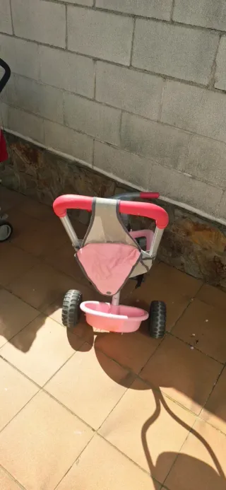 Triciclo Infantil Rosa Smoby