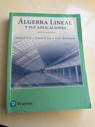 Álgebra Lineal y sus aplicaciones