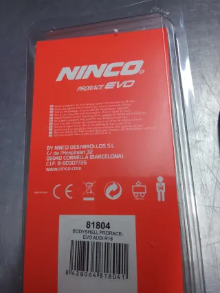 Scalextric Ninco Prorace EVO Audi r18 escala 1.32