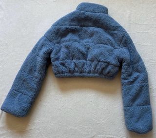 Abrigo corto Bershka azul