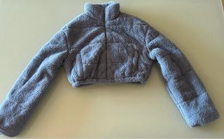 Abrigo corto Bershka azul