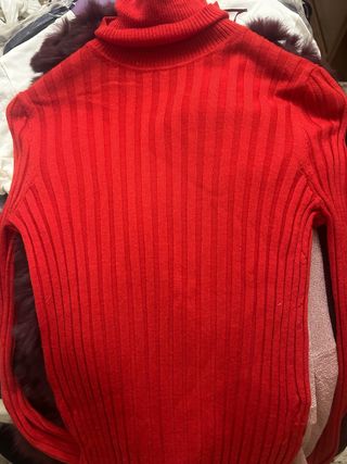 Jersey cuello alto rojo Tommy Hilfiger