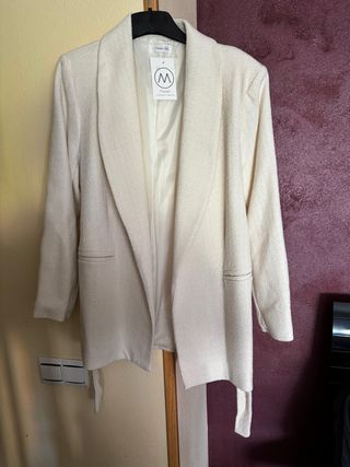 Chaqueta Blanca Vestir Madam Talla M