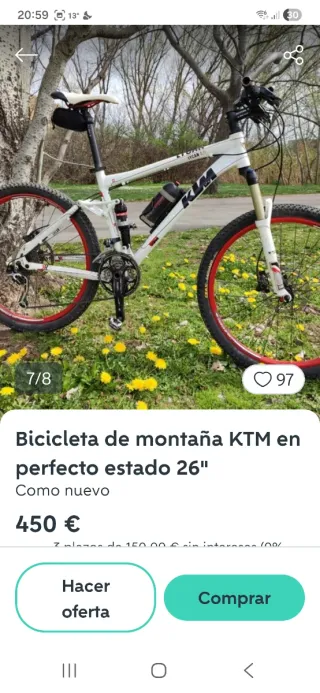 Bicicleta de montaña KTM Linkan