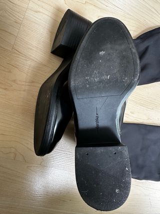 Botas altas Bershka negras