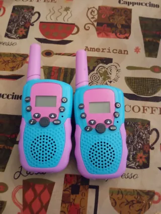Walkie Talkies Infantiles Rosa y Azul