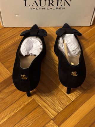 Décolleté Lanette scamosciate Polo Ralph Lauren