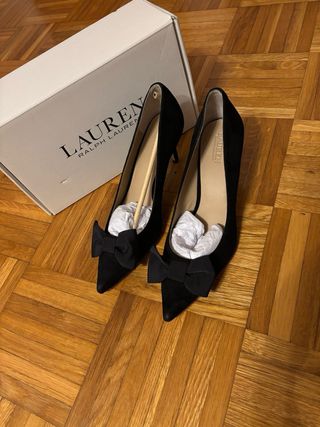 Décolleté Lanette scamosciate Polo Ralph Lauren