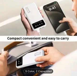 Batería Portátil 10000mAh Negra