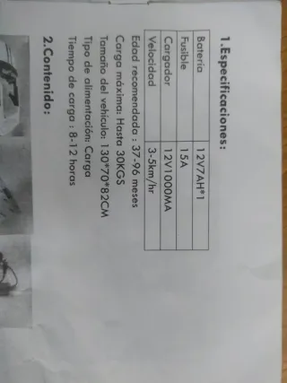 Coche eléctrico 12V para niños