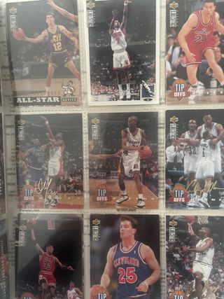 Álbum Coleccionista NBA 94-95 Upper Deck 106cartas