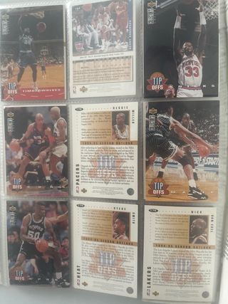 Álbum Coleccionista NBA 94-95 Upper Deck 106cartas
