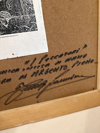 Quadro d'autore in argento