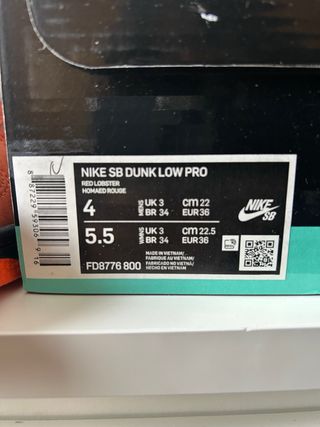Nike Dunk SB Naranja