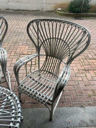 Set 2 sedie e tavolino da giardino