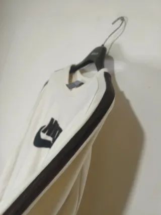 Felpa Nike bianca con logo