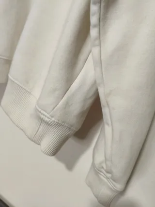 Felpa Nike bianca con logo