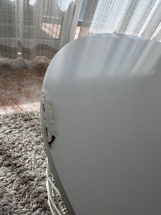 Mesa Centro Almacenaje IKEA Madera Metal