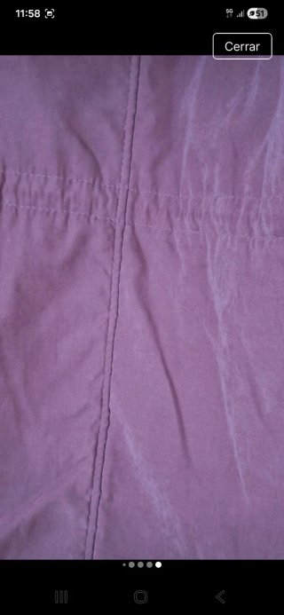 Abrigo rosa con borreguito Talla L