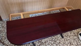 Mesa caoba vintage extensible