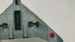 Maqueta avión japonés 2ª Guerra Mundial