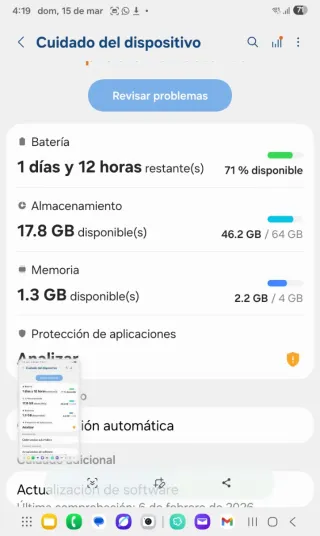 Samsung Galaxy Tab A9 en negro