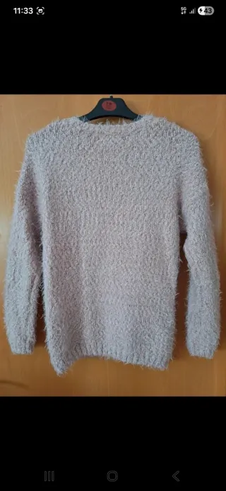 Jersey Primark Rosa Hilo Dorado Talla 36