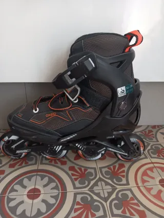 Patines en línea Oxelo Decathlon Negro Naranja