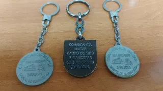 Llavero San Gregorio Zaragoza Militar,lote 3 uni.