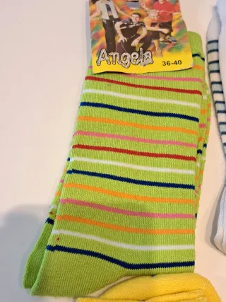 Lote 6 pares calcetines talla 36