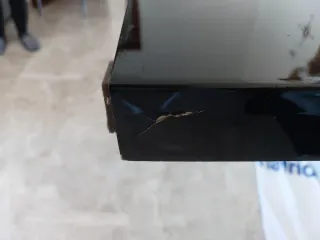 Mesa de comedor cristal y sillas