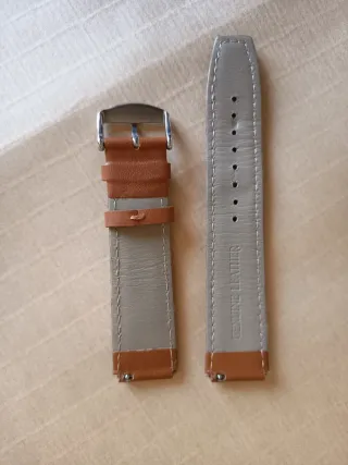 Correa de piel para reloj 18mm sin usar