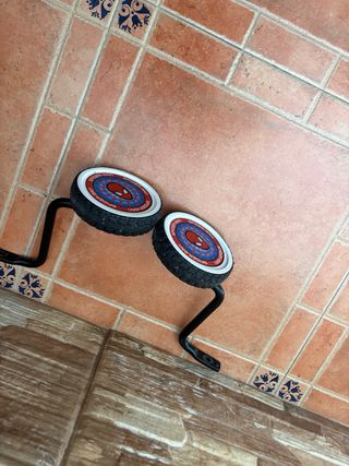 Bicicleta Spiderman 16 “ niño y casco spiderman