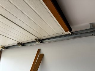 Puerta Garaje Seccional pvc Madera con Motor