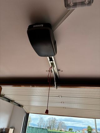 Puerta Garaje Seccional pvc Madera con Motor