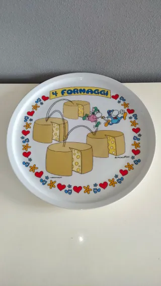 Piatto pizza 4 Formaggi Mordillo Excelsa