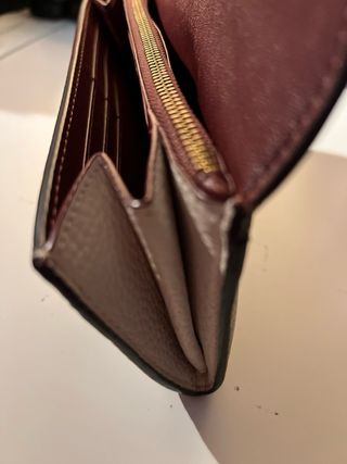 Cartera Coach Beige y Marrón