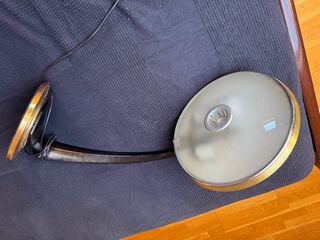 Lámpara Escritorio Clásica Negra y Dorada