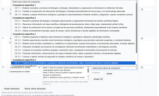 Generador sencillo excel LOMLOE por criterios