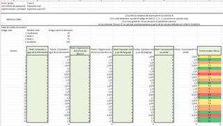 Generador sencillo excel LOMLOE por criterios