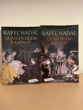 2 libros de Rafel Nadal