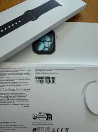 Correa oficial Apple Watch Negra