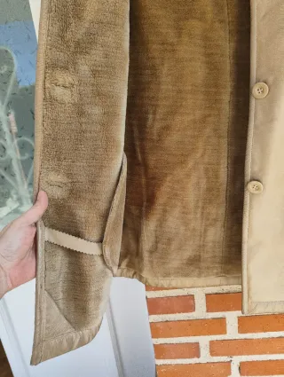 Abrigo mujer beige talla 42