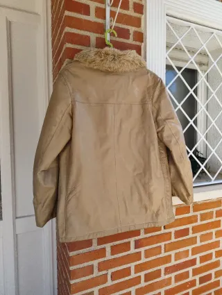 Abrigo mujer beige talla 42