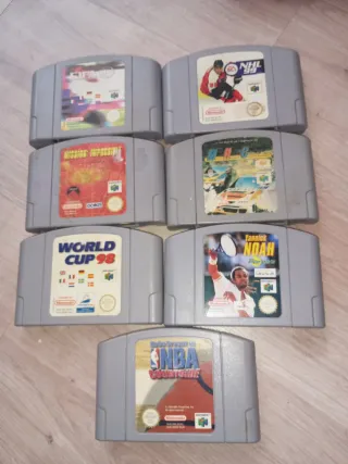 Lote 7 Juegos Nintendo 64 35€ todo