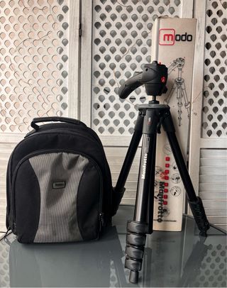Canon EOS M50+3 objetivos+trípode Manfrotto
