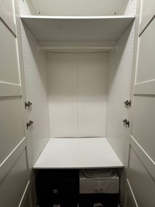 1 Armario blanco Ikea- precio unidad/ sin cajones