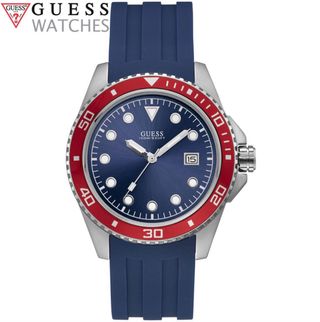 Reloj Guess Hombre Azul y Rojo