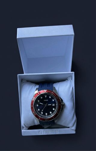 Reloj Guess Hombre Azul y Rojo