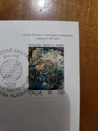 Annullo Filatelico Palazzolo Sull'Oglio 1995